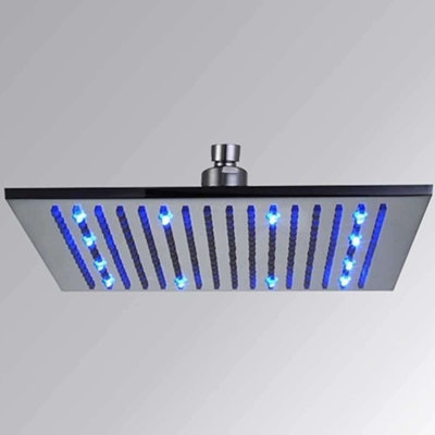 Hospitality 12" Square LED Rain Shower Head