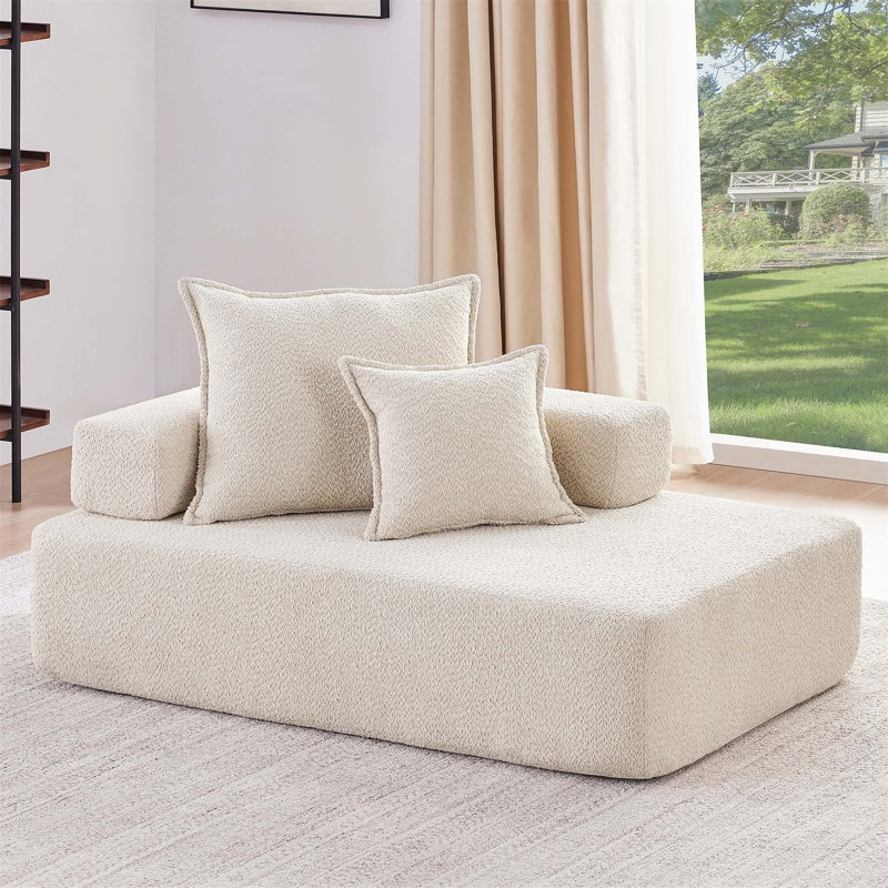 Canapé modulaire Boucle Lounge, Beige