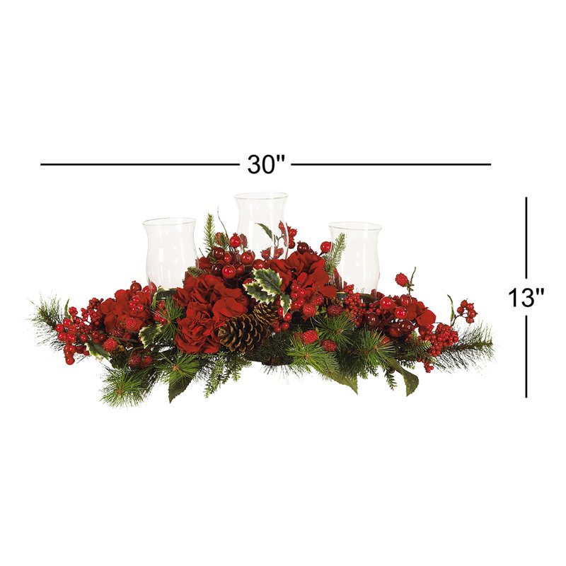 Hydrangea Candelabrum Arrangement in Open