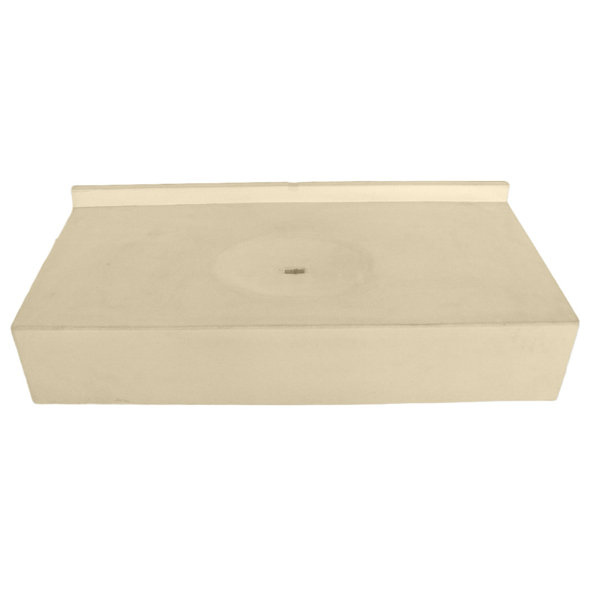 Southern Concrete Creations 48'' Single Bathroom Vanity with Concrete ...