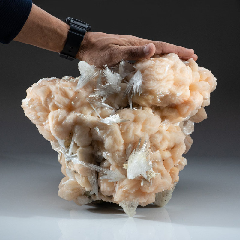 Scolecite with Stilbite from Nasik District, Maharashtra, India