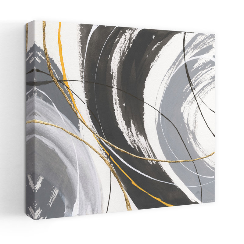 Art contemporain abstrait, H 24 po x l 24 po