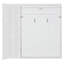 Lit escamotable en bois Akin avec tablettes, garde-robe et lumières DEL-125285637