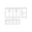 1205 mm Double Vanity with Drop In Basin-94313374