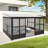 Aluminum Patio Gazebo Wall-Mounted Solarium-99076002