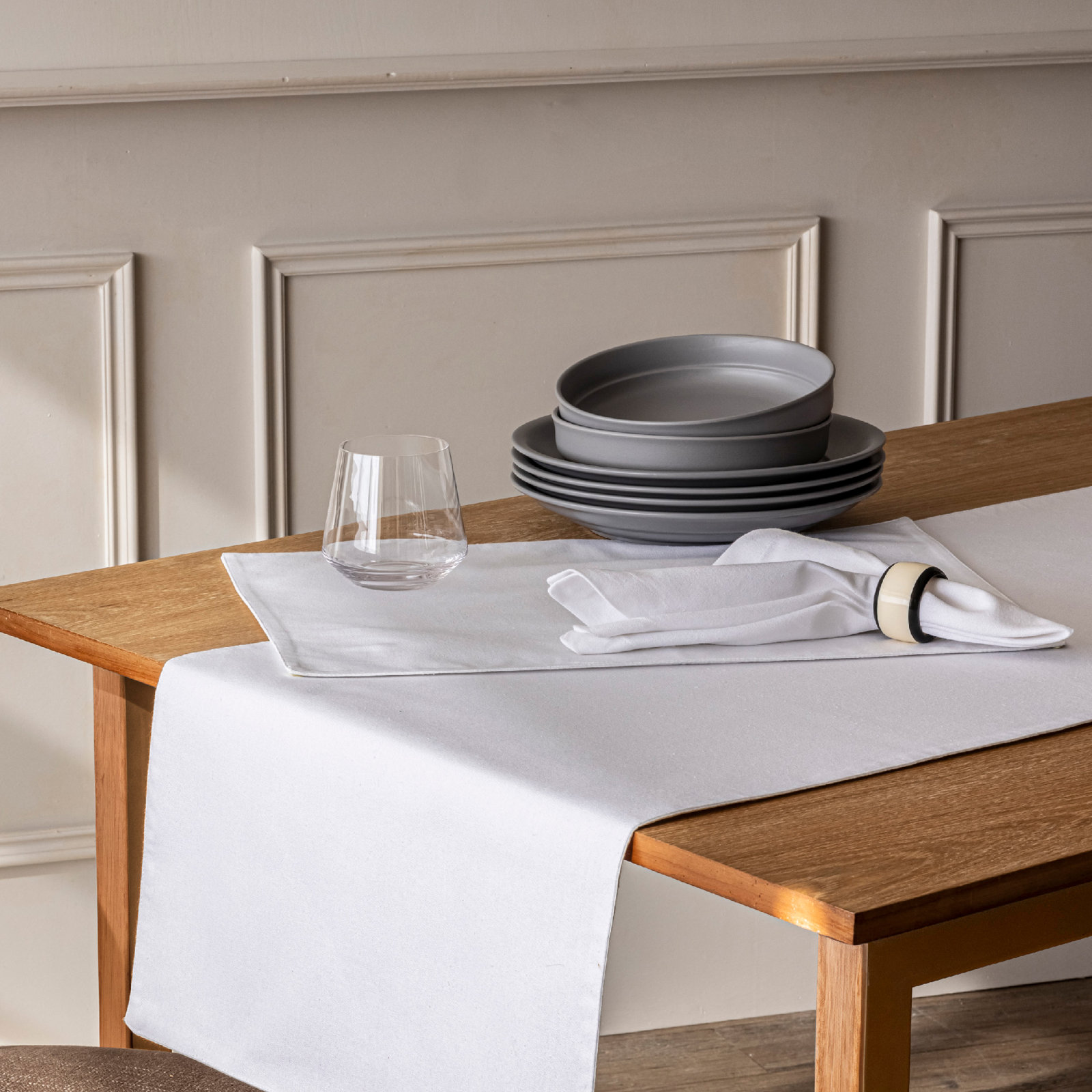 100% Linen Napkin, White