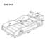 Lit plateforme Race Car avec rangement intégré et rails de sécurité-129422057