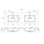 Darise Wall-Mounted Bathroom Vanity with Sink