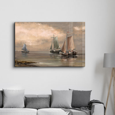 Peinture murale élégante en verre trempé Lekeya, 13,8 x 21,7 pouces | 100% verre trempé, épaisseur: 0,16 pouce | Imprimé UV pour des couleurs éclatantes | Parfait pour la décoration intérieure, le salon et les espaces de bureau