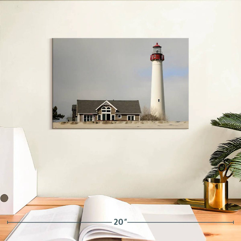 Cape may lighthouse Aletra, H 8 po x l 12 po