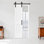 Intérieur dalle de porte creuse standard en bois moulé à 2 panneaux de 3/8 po d'épaisseur