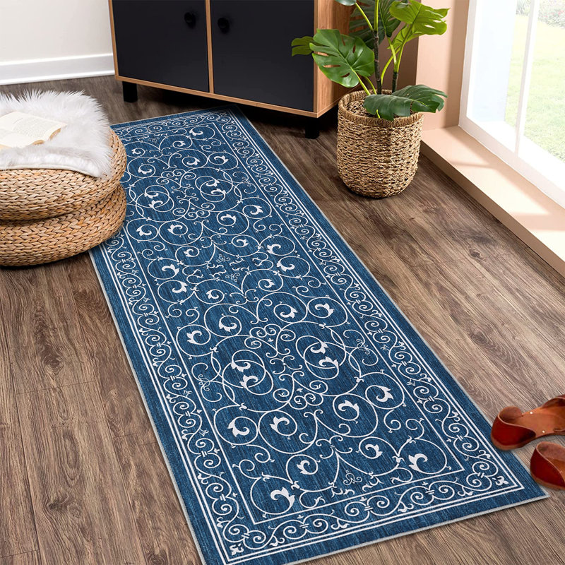 Tapis Dianely avec envers antidérapant, Tapis de couloir 2 pi x 6 pi