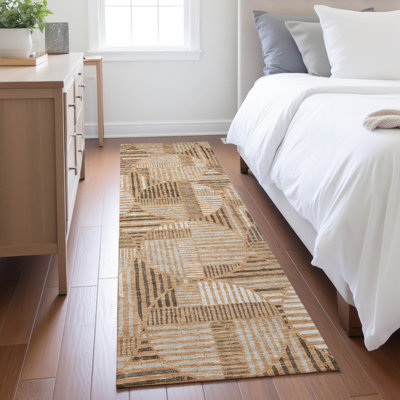 Machine Washable Indoor/Outdoor Chantille ACN2700 Geometric Rug