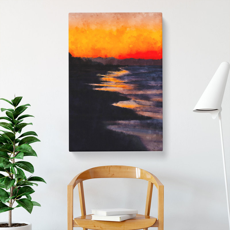 Beauty Of The Beach - Wrapped Canvas Painting, 91cm H x 60cm W x 3cm D