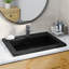 Belfry Bathroom Makiver 600mm L x 450mm W Resin Rectangular Sink with Overflow-41906811