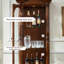 Vitrines en bois massif noisette + verre