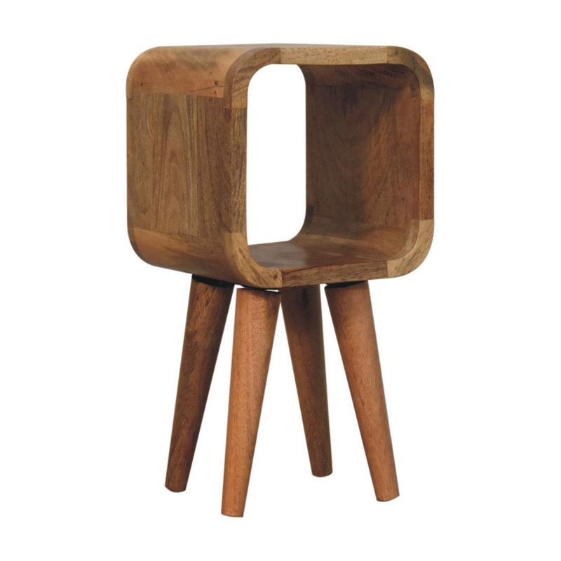 20cm W Solid Wood Bedside Table