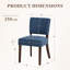 Upholstered Solid Wood Parsons Side Dining Chair-1740240086