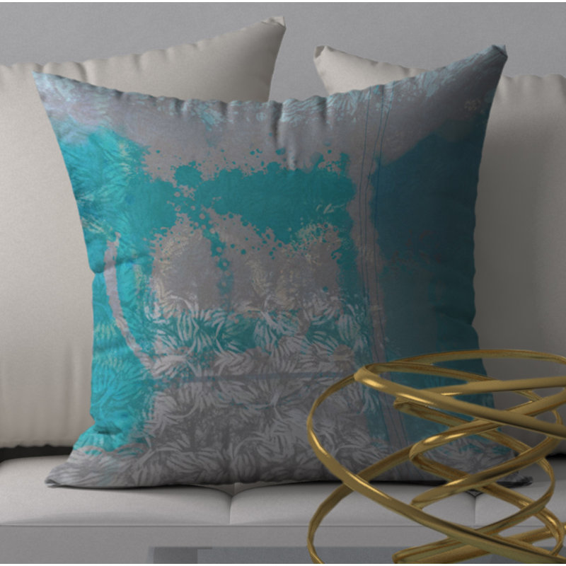Housse de coussin décorative carrée renommée Safety, 24 po x 24 po