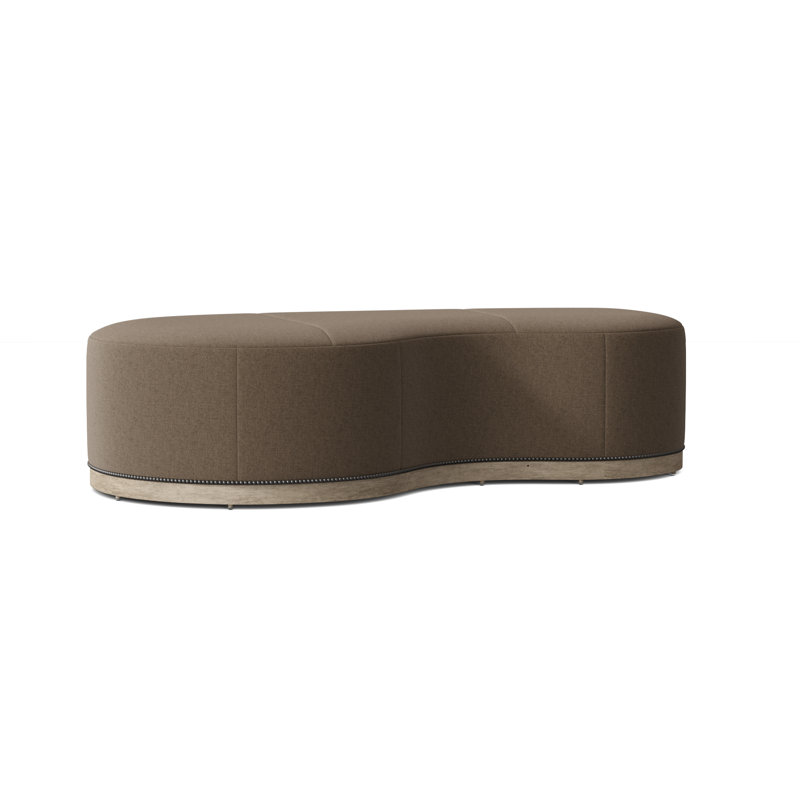 Madeline 61'' Wide Cocktail Ottoman, Hazelnut, Bark (8789 06)