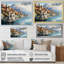 Italy Lake Como - Print on Canvas-496871546-496871544