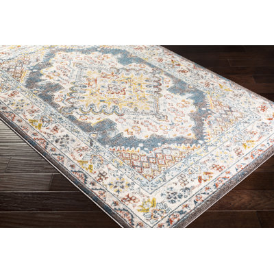 Flatiron Machine Woven Bright Yellow Area Rug