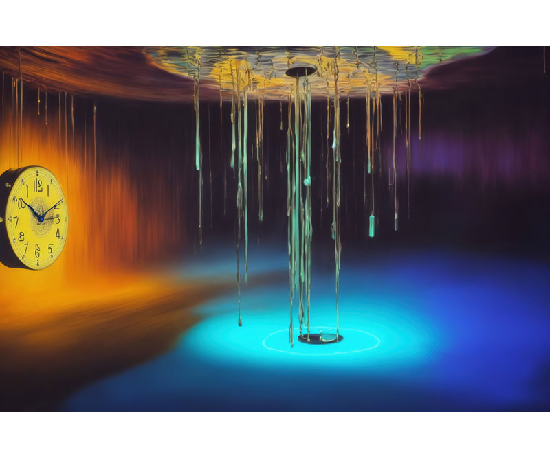 «Persistance of Memory Reimagined 19» par Stephen Chambers, impression sur toile tendue, L 18 po x H 15 po