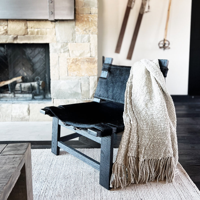 Palermo Hand Woven Throw Blanket, Pebble