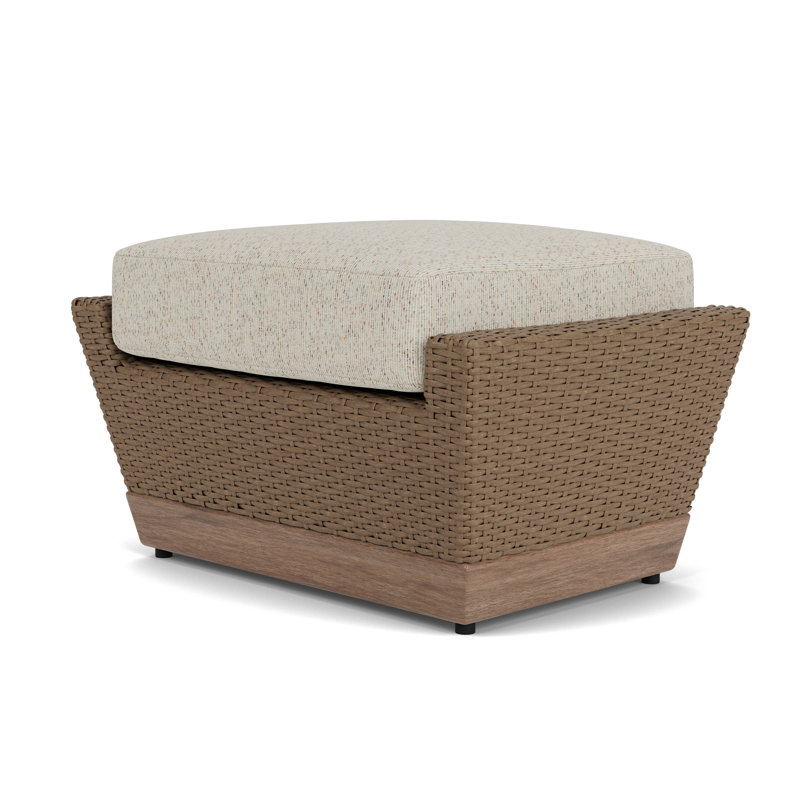 Charisma Outdoor Ottoman, Knotty Mineral