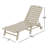 POLYWOOD Nautical 3-Piece Chaise Set-50265027