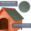 Trixie Weatherproof Outdoor Dog House, Raised Floor, Pointed Roof-1388480446