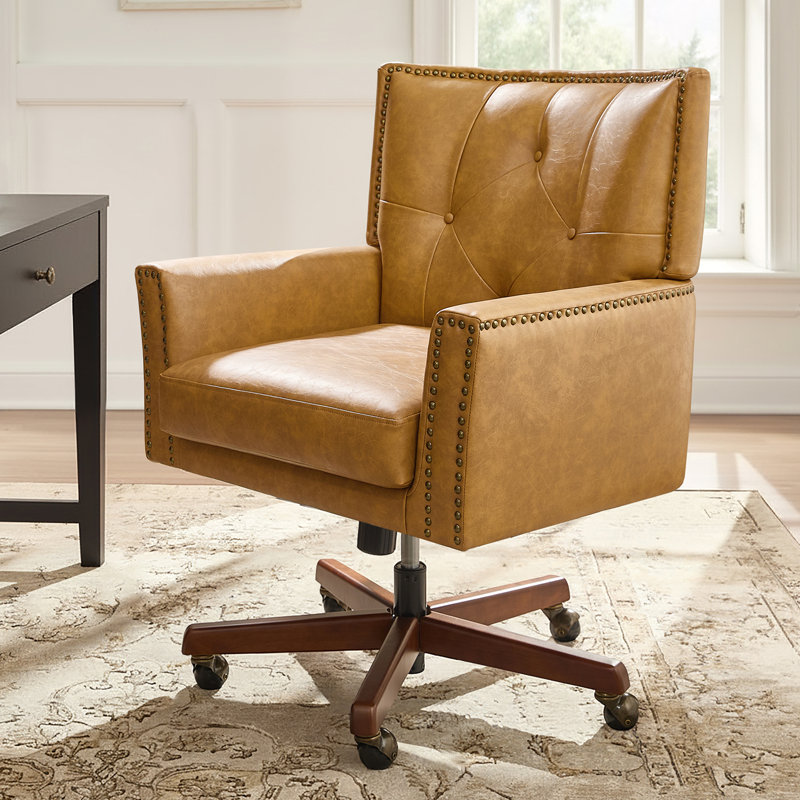 Chaise de bureau pivotante 360 ° Meroy, Chameau