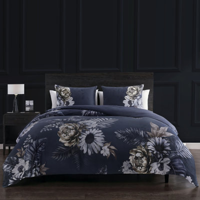 Ensemble de housse de couette réversible 3 pièces Forget Me Not