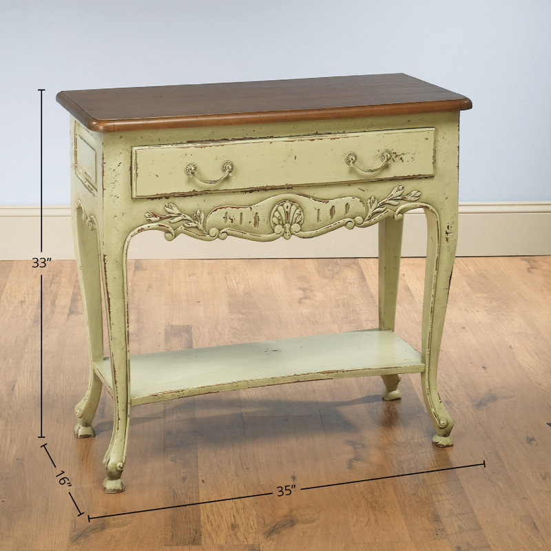 Console Colebrook, Parchemin vieilli