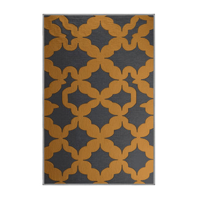 Machine Washable Trellis Pink Area Rug