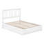 Lit plateforme en bois massif Asparas avec pied de lit et lit gigogne-631275358-631275345
