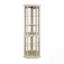 Corner Lighted Accent Cabinet with Glass Shelf and Door-74569876