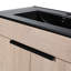 Meuble-lavabo de 30 po autoportant avec comptoir en céramique noire. 2 portes d'armoire à fermeture en douceur. Contreplaqué moderne. Lavabo à tablette réglable et fabrication en contreplaqué.-779499445-779499441-779499440