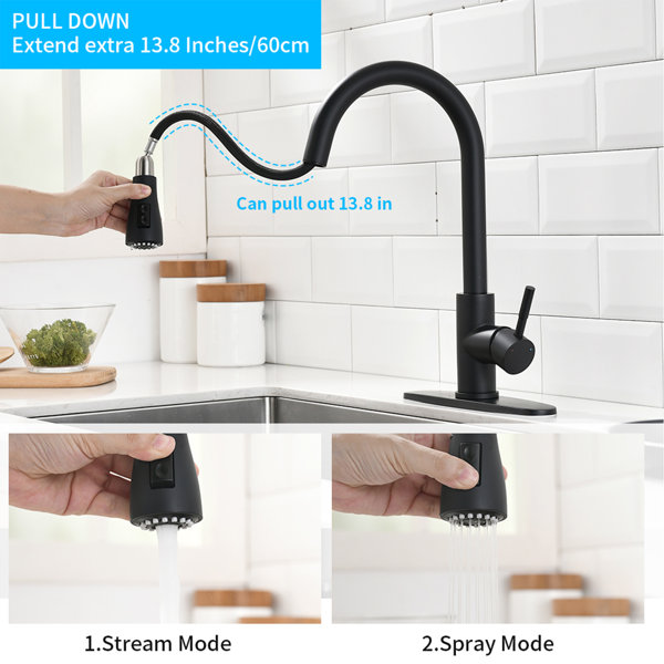 WANFAN Touchless Kitchen Faucet | Wayfair