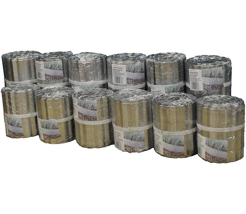 Amyr 16.5 cm H x 500 cm W Lawn Edging Fencing