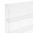 6 Tiers Nail Polish Display Storage Racks Wall Mounted  Rectangular Acrylic Display Rack