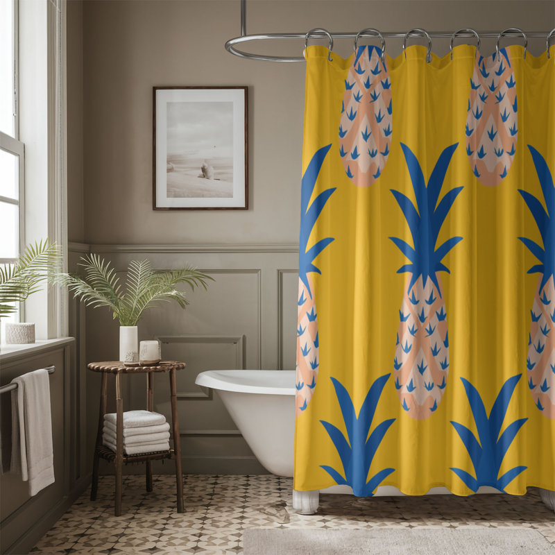 Fun Sun - Premium Shower Curtain, 74"H x 71"W