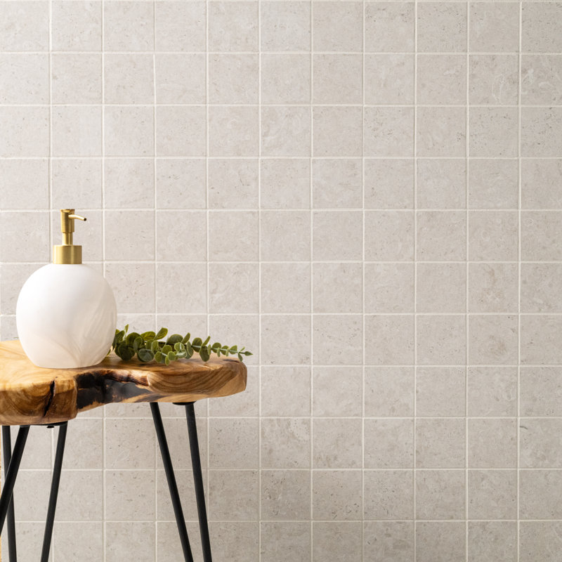 Mele 12 in. x 12 in. Lappato 3D Porcelain Stone Look Floor And Wall Tile, Chanelle