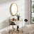 Iron Oval Wall Mirror-98981620