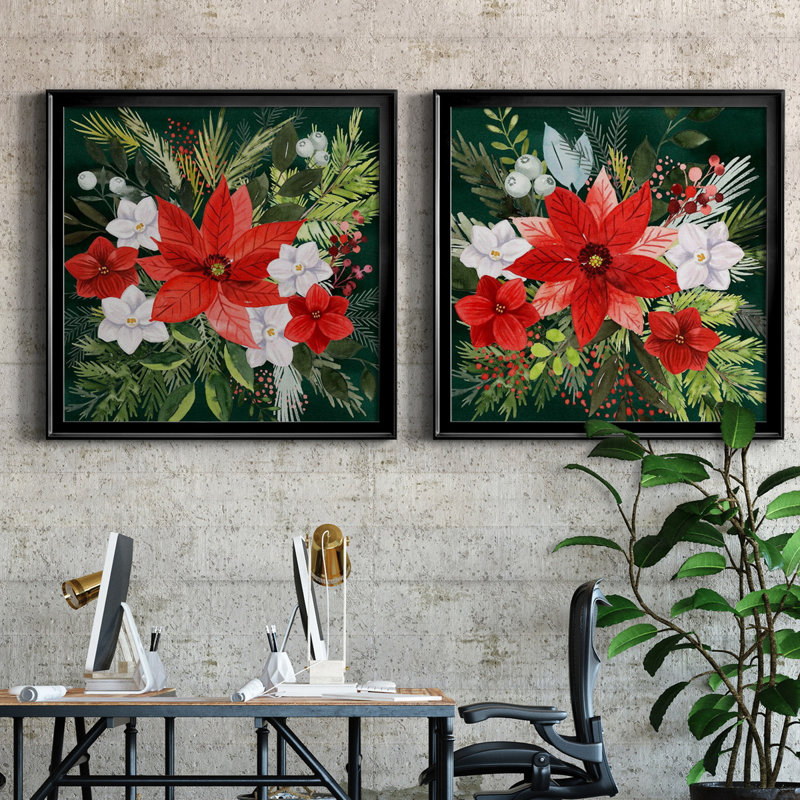 Heaven & Nature I Heaven and Nature I - Ensemble de 2 reproductions de cadres photo, H 34,5 po x l 69 po x P 1,5 po