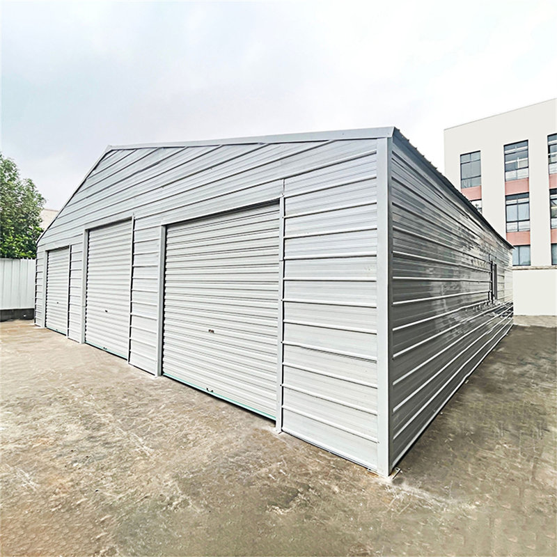 Remise de rangement robuste pour garage 39 pi x 39 pi avec 3 portes roulantes