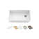 Billings 32-1/2 In. Undermount Single-Bowl Workstation Kitchen Sink