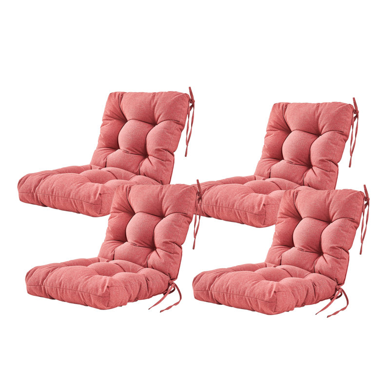 Coussin de dossier / siège d'extérieur, Rouge