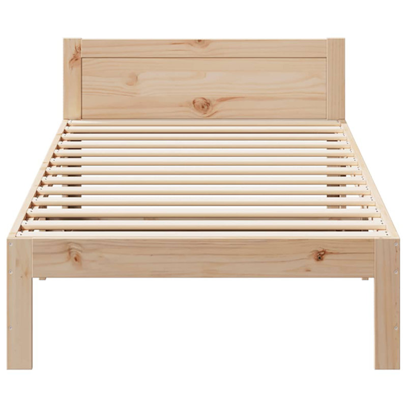 Ellijay Bed, Brown, white and pink, 80cm W x 200cm L