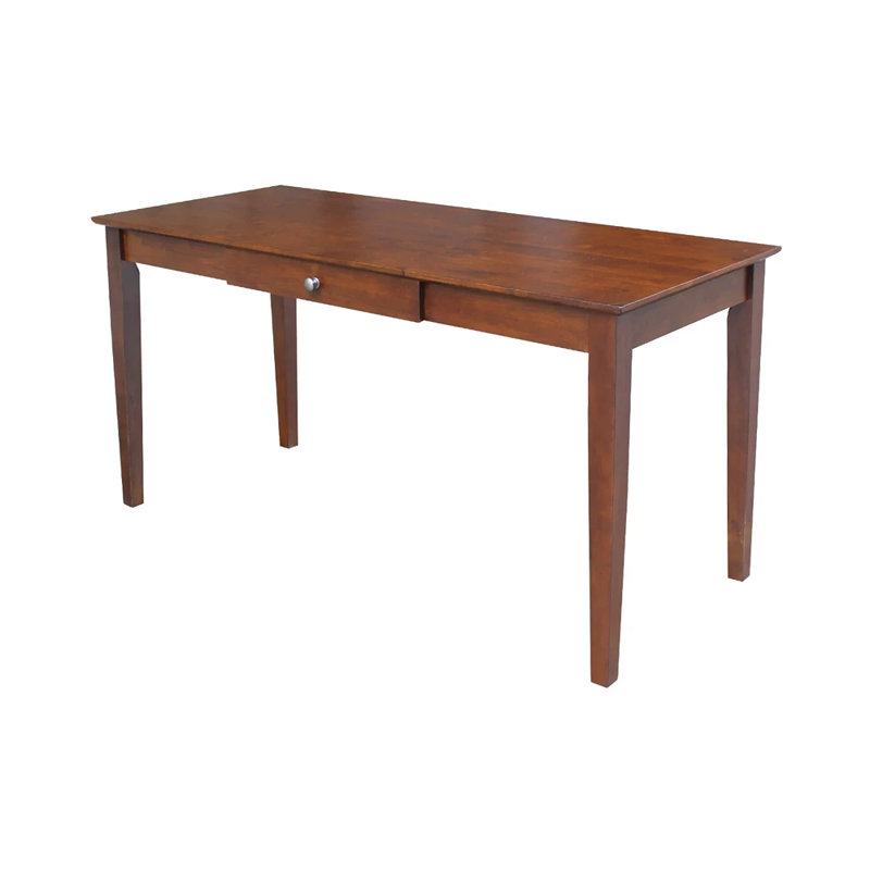 Leadington Solid Wood Writing Desk, 30" H x 60" W x 26" D, Expresso
